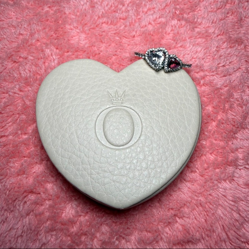 Halo Hearts Pandora Ring